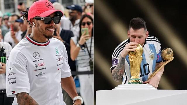 Potential Lewis Hamilton Replacement Links Ferrari Move to Lionel Messi’s Era in Pink: “Like Is This a Real Story?”