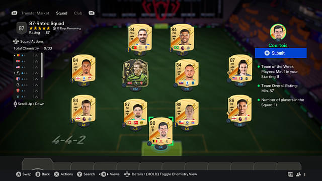 87-Rated Squad [Price - 132.5K]