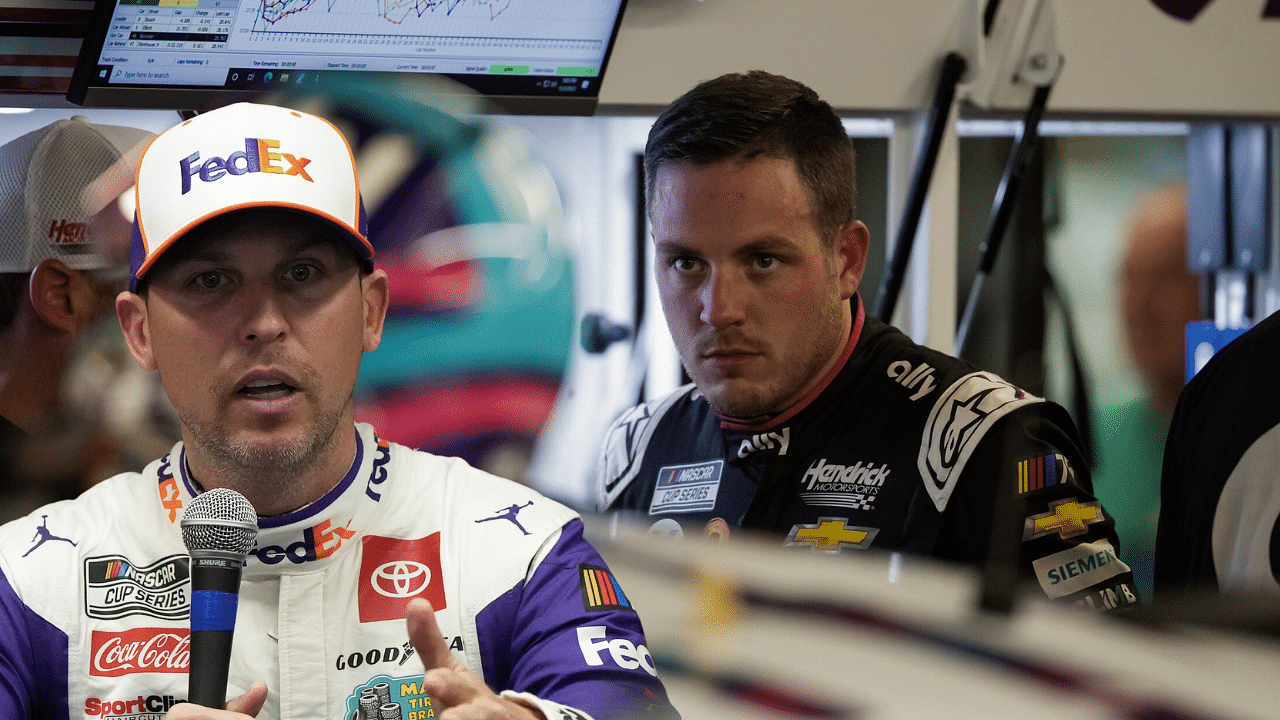 Why Denny Hamlin bets on Alex Bowman to have bounce back season after 2023 NASCAR disaster.