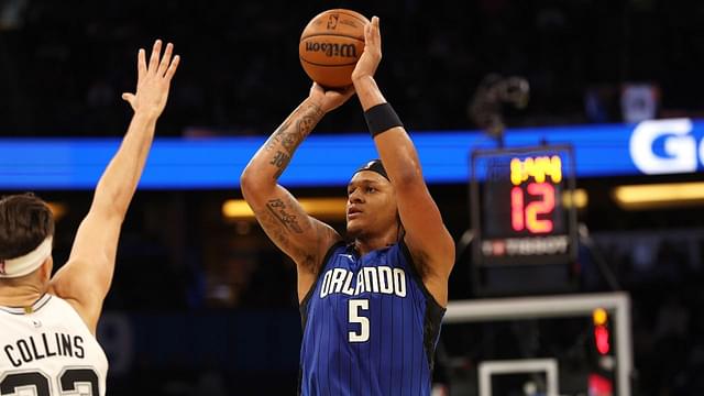 Magic’s Paolo Banchero Gets Emotional After Drilling Buzzer-Beater Over Pistons