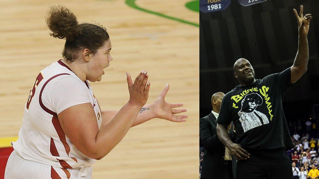 Shaquille O’Neal Shows Love to Iowa State’s Audi Crooks After Historic Comeback vs Maryland