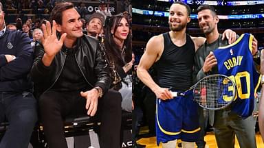 Novak Djokovic Comes up With Epic Sporting Crossover Gesture For GSW Days After Roger Federer Lit Up Chase Center With Special Appearance