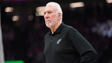 Greg Popovich mans the sidelines for the San Antonio Spurs