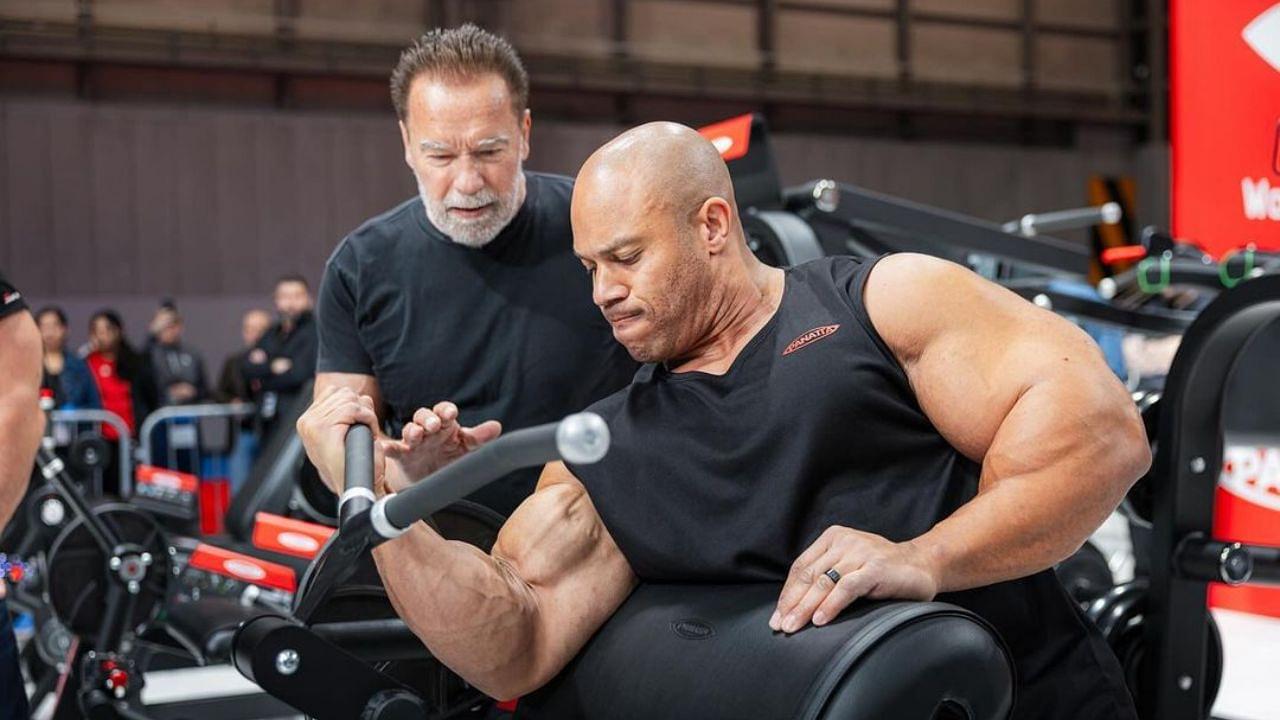 When 14 Mr. Olympias Pump It Up: Arnold Schwarzenegger and Phil Heath Geared Up for Arnold Classic UK With an Intense Workout
