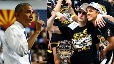 President Obama Predicts Catlin Clark's Hawkeyes to Lose in the Finals in His March Madness Bracket