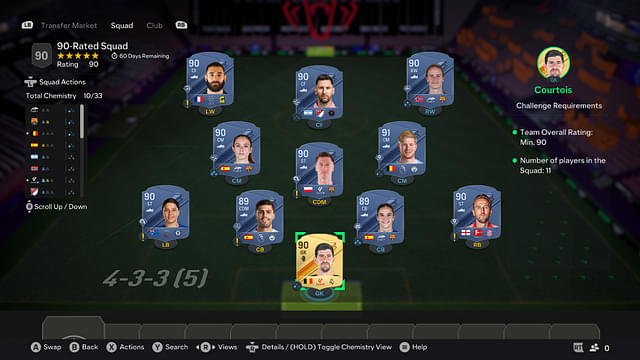 90-Rated Squad [Price - 412.6K]