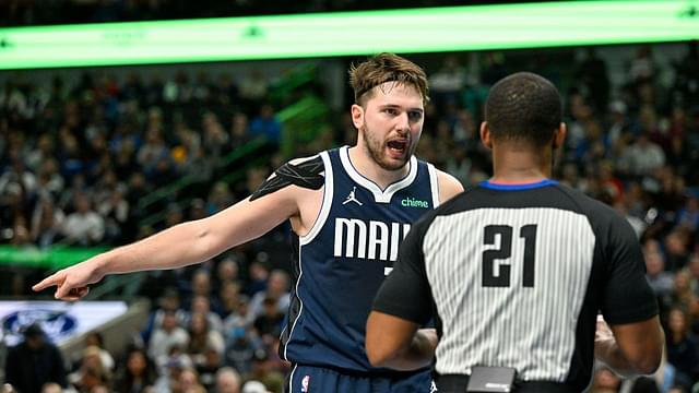 Luka Doncic’s ‘Leaked’ Outburst at NBA Ref After Snapping Record Streak Draw Varied NBA Twitter Reactions