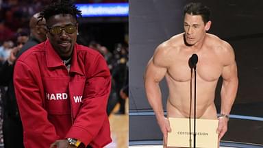 Unfiltered Antonio Brown Reacts as John Cena Takes the Stage Naked at the 2024 Oscars