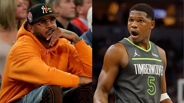 "Yo Ant You're F**king Buggin": Carmelo Anthony Wished Adidas Would've Discouraged Anthony Edwards From His All-Star Game Antics