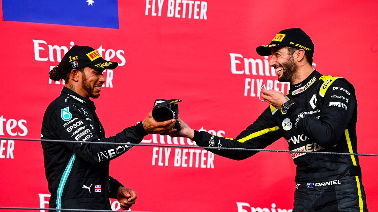 Daniel Ricciardo Was Left Stunned by Lewis Hamilton’s Singing Debut - “Well Done!”