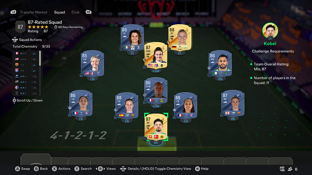 87-Rated Squad [Price - 106.5K]