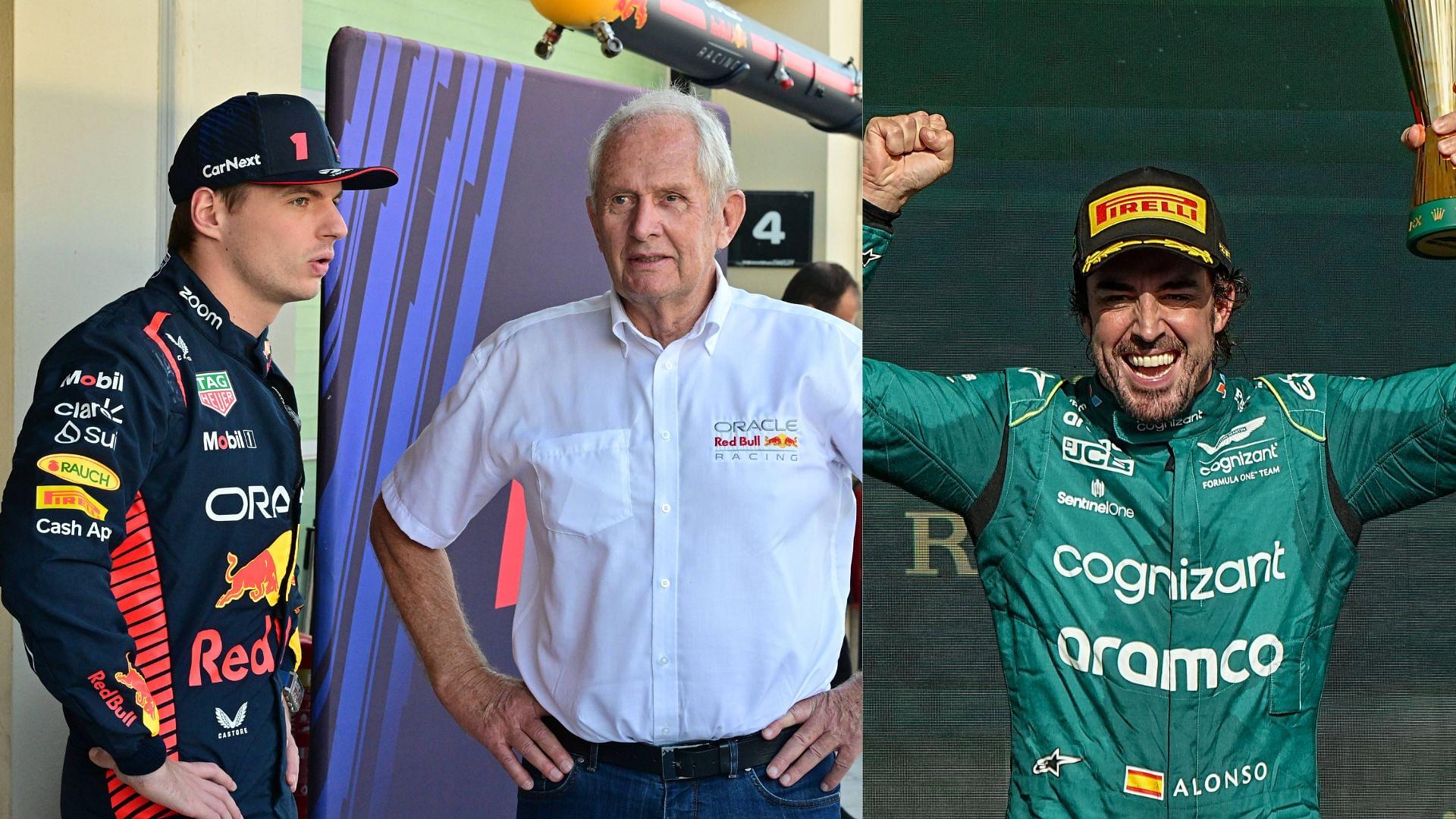 Max Verstappen and Helmut Marko Leaving Could Ensure Fernando Alonso Finally Getting That Red Bull Seat