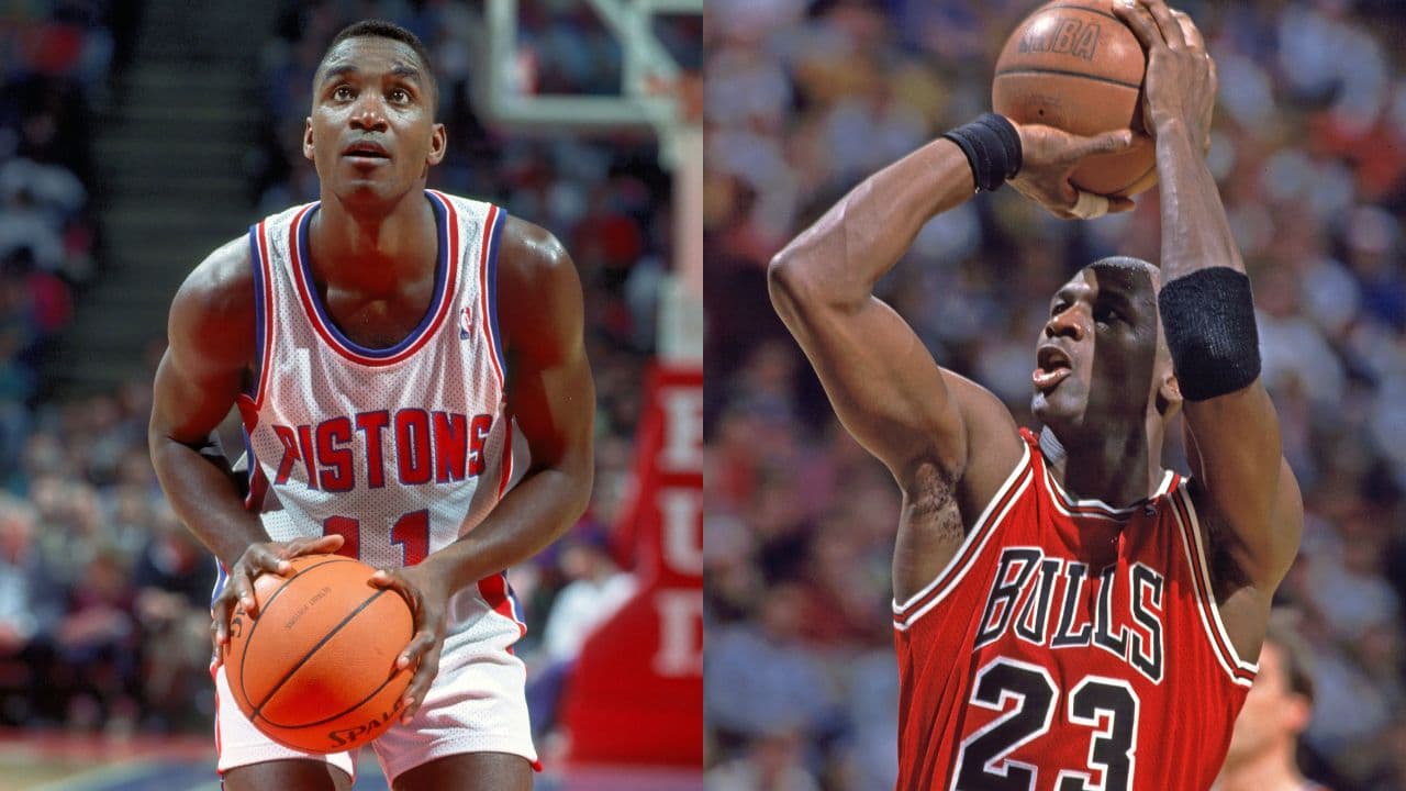 Isiah Thomas Championships Exploring Michael Jordan's Rival's NBA(00)