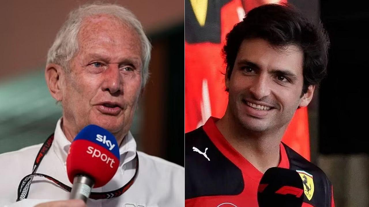 Helmut Marko Fascinated by Carlos Sainz’s Form but Does Not Want to Rethink Sergio Perez’s Future