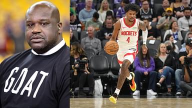 WATCH: Shaquille O’Neal Hilariously Fails at Recreating Jalen Green’s Double Crossover