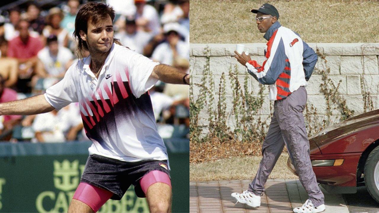 When Andre Agassi Was Paid The Ultimate Tribute by Michael Jordan, Showcasing American Tennis Dominance in the 90s