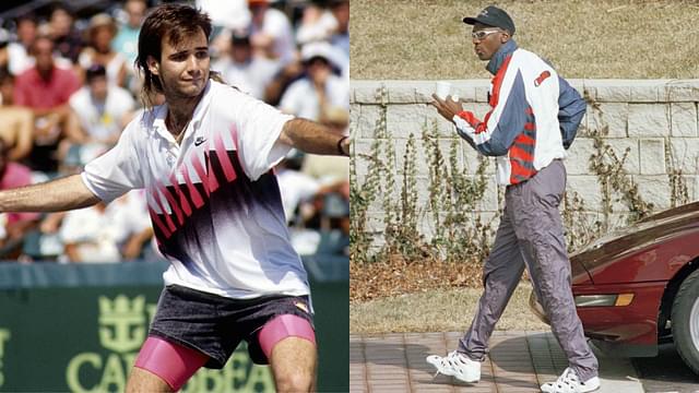 When Andre Agassi Was Paid Ultimate Tribute by Michael Jordan, Showcasing American Tennis Dominance in the 90s