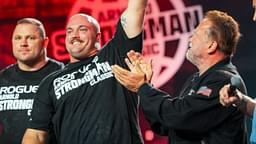 2024 Arnold Strongman Classic UK: Mitchell Hooper Wins Timber Carry Leading Day 1