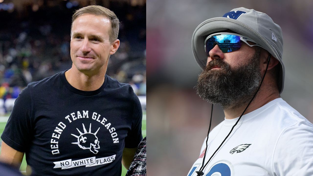 Honoring Jason Kelce's Impeccable Legacy, Drew Brees Announces 13 ...