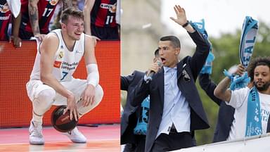 "Been Hollywood Since Day 1": Luka Doncic's 9 Year Old Photo With Cristiano Ronaldo Floors NBA Fans