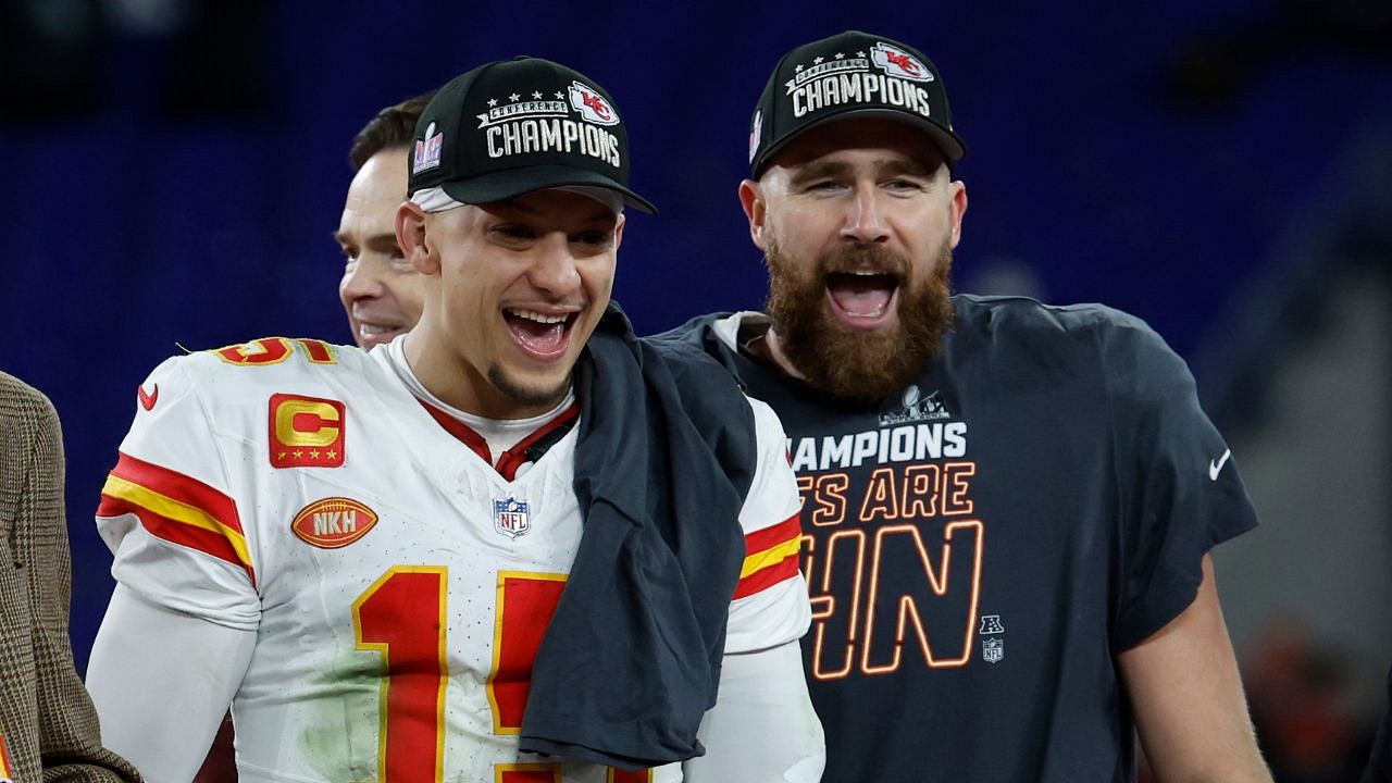 Patrick Mahomes Takes a Jab at Teammate Travis Kelce After Chiefs Sign ...