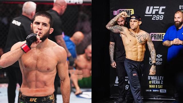 Islam Makhachev and Dustin Poirier Verbally Release Timeline for a Fight Day After UFC 299