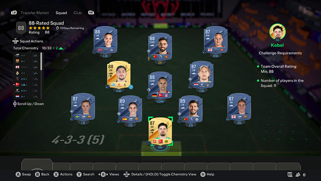 88-Rated Squad [Price - 197.65K]