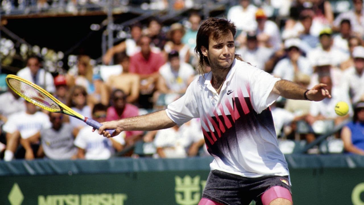When Andre Agassi Went Bare-Chested While Training With Nick ...