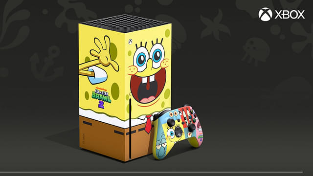 Spongebob Squarepants-themed Xbox Series X
