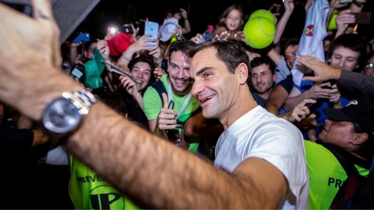 Roger Federer Stuns Stanford University Tennis Team With Hitting Display Despite Not Playing the Sport After Retirement