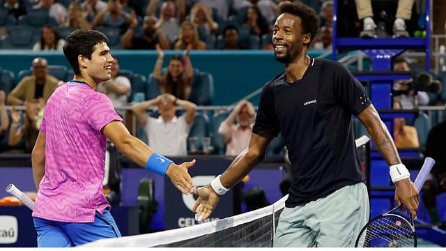'Showman' At 37, Gael Monfils Wins Hearts After Losing Insane Point to Carlos Alcaraz at Miami Open 2024