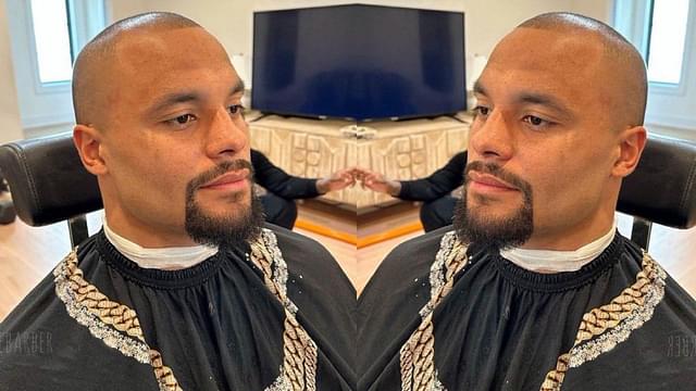 "Bro Wanna Be Jalen Hurts So Bad": Reacting to Dak Prescott's Fresh Look Straight From the Barbershop, Fans Disapprove Cowboys QB