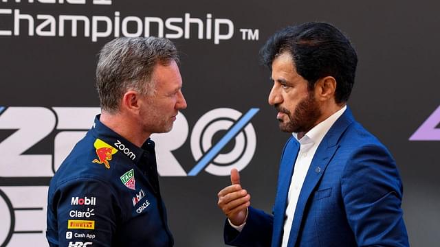 Caught Hugging Outside Red Bull Garage, Ben Sulayem Makes Statement on Christian Horner Scandal