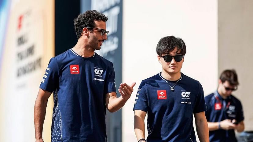 Tensions Arise in V-CARB as Yuki Tsunoda Shows His Annoyance After Team Order Gives a Push to Daniel Ricciardo