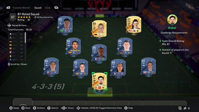 87-Rated Squad [Price - 106.7K]