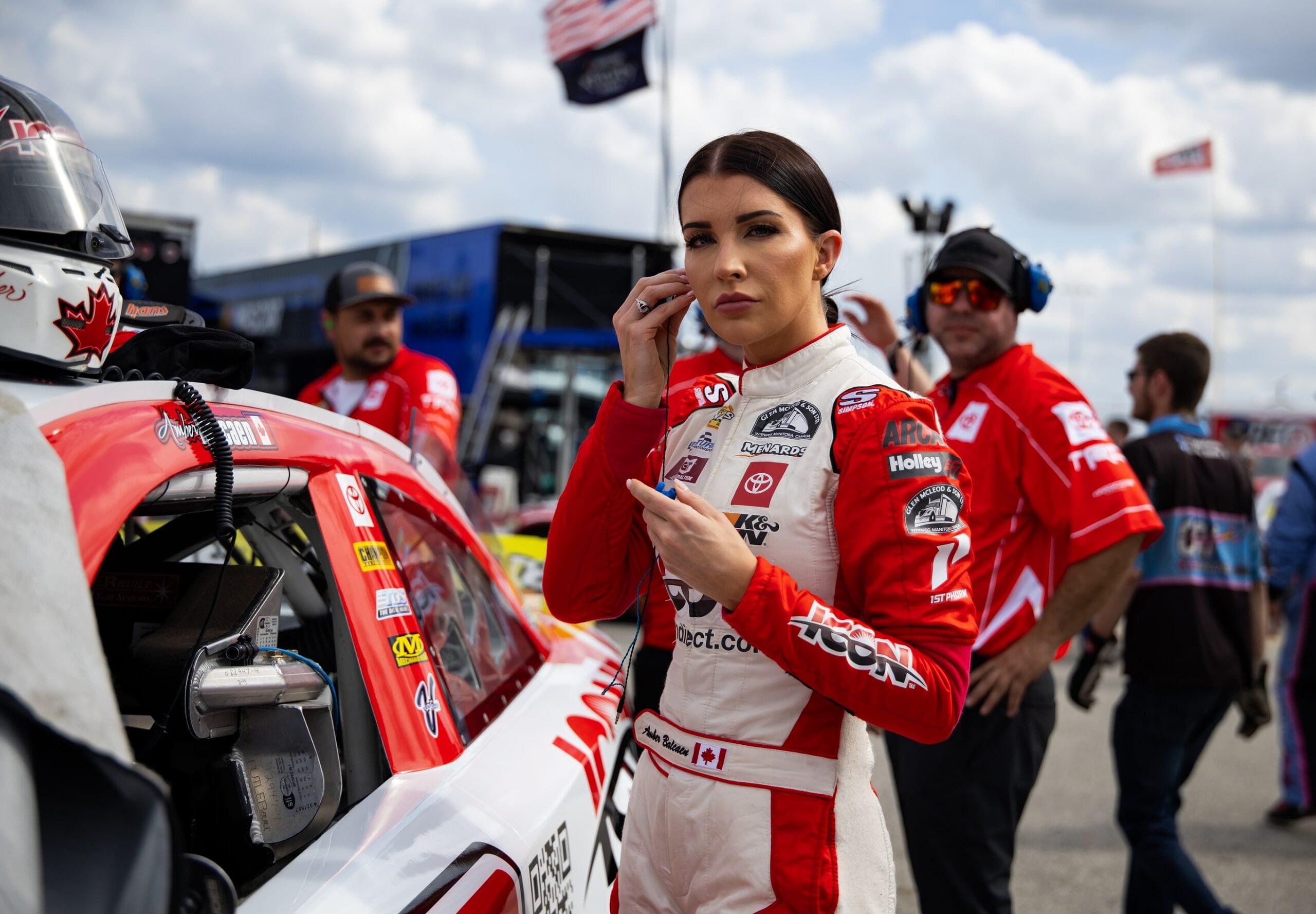 Amber Balcaen, the Only Canadian Woman to Win a NASCAR Race in America, on the Difficulty of Racing