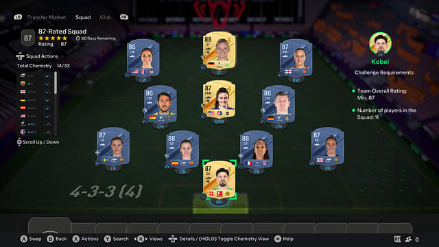 87-Rated Squad [Price - 106.6K]