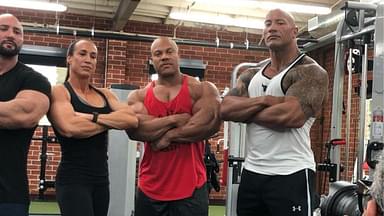 “H*ll of a Productive Training Session”: Phil Heath Teases Dwayne ‘The Rock’ Johnson’s Cameo in Upcoming Documentary