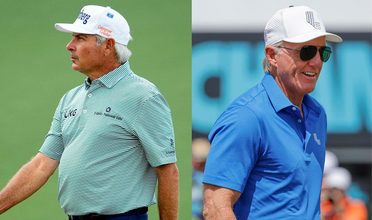 Fred Couples and Greg Norman