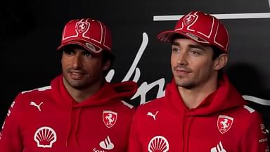 “10/10”: First Look At Charles Leclerc and Carlos Sainz in Ferrari Blue Wins Over F1 World