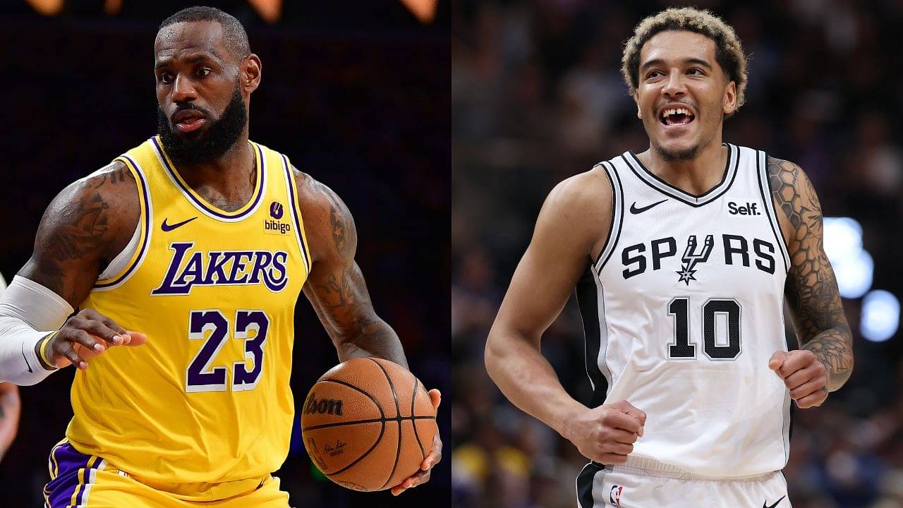 Spurs Forward Jeremy Sochan Stirs Controversy with Lakers Fans During NBA Playoffs