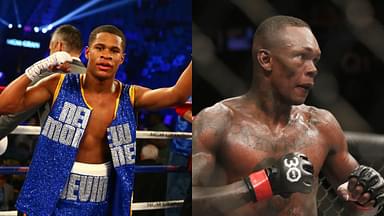 Israel Adesanya Rides With Devin Haney for a $40,000 Payout Against Ryan Garcia