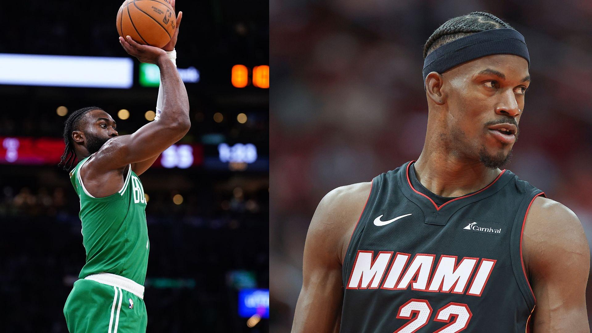 "Feeling Cute, Might Delete Later": Injured Jimmy Butler Trolls Jaylen Brown After The Heat Beat The Celtics In Game 2