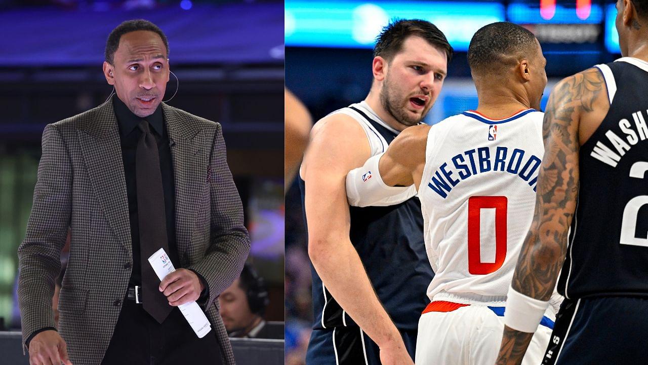 Stephen A. Smith Confesses Reaching Out to NBA to Get Russell Westbrook Suspended Over Poor Antics vs Luka Doncic and Co.