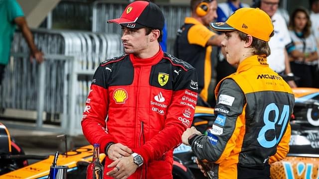 Charles Leclerc Is Glad Oscar Piastri Took a Hit as the Aussie Would Have Added to Ferrari’s Woes