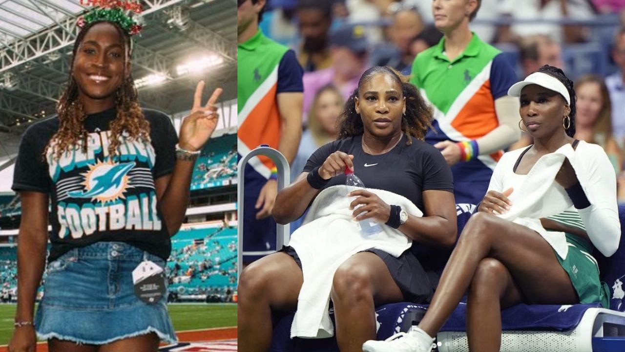 8-Year-Old Coco Gauff Dancing In Stands Right Behind Venus Williams In ...