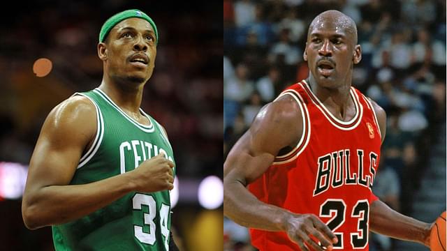 "At Halftime He Was Hitting The Cigar": Michael Jordan 'Tricked' Paul Pierce Into Believing He Was Done For The Night At The 2003 ASG