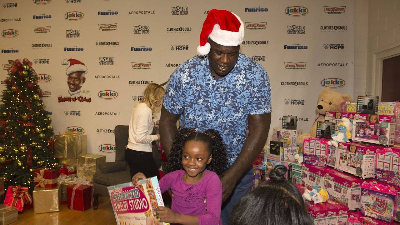 When Shaquille O’Neal Turned LA into a Snowy Wonderland to Make a Small Kid Happy on Christmas