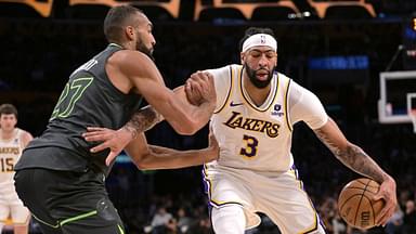 "DPOY Is A Joke" Lakers Reddit Can't Fathom Anthony Davis Being Lower On Defensive Player Of The Year Odds Than Rudy Gobert