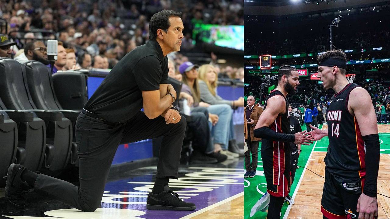 Miami Heat’s Erik Spoelstra’s Snub for Coach of the Year Despite Dominant Victory Over Celtics Leaves Shams Charania Puzzled